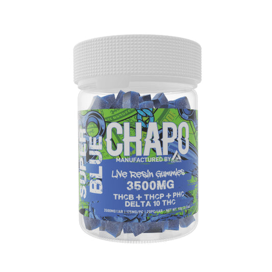 Chapo Extract Live Resin 3500mg gummies- super blue