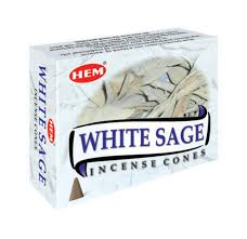 White Sage Incense Masala Cones